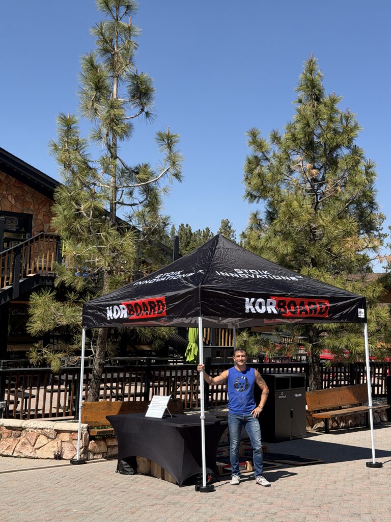 KORBOARD Booth at Spartan Big Bear 2026